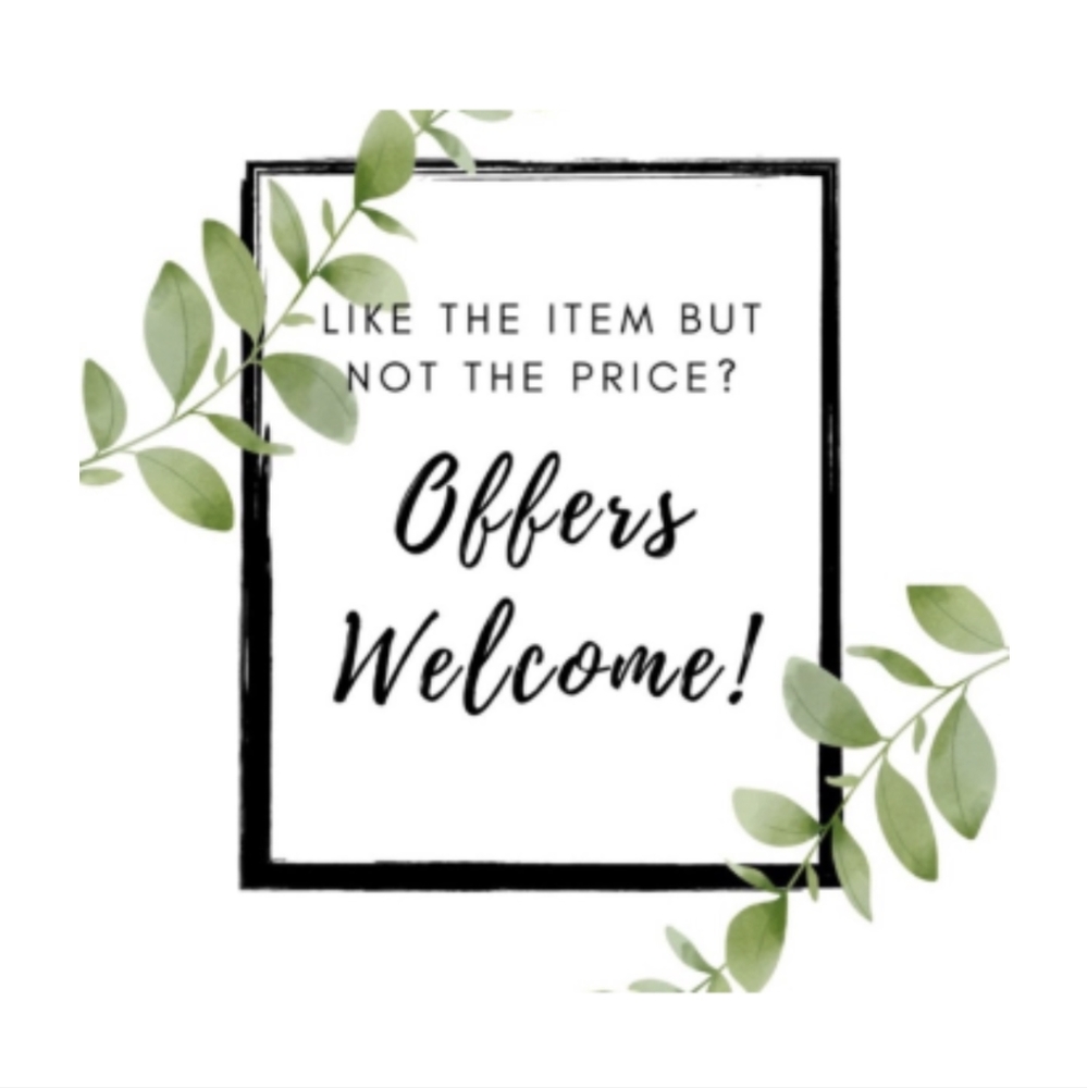 Offers Welcome!